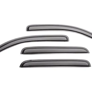 Black Horse Tape-On Window Deflectors