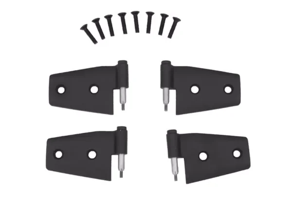 RealTruck Rampage Black Stainless Steel Door Hinges