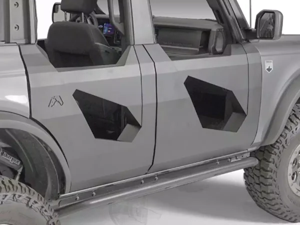 Upgrade your Jeep with Fab Fours Trail Door Inserts. Rugged steel design, aggressive off-Fab Fours Trail Door Inserts