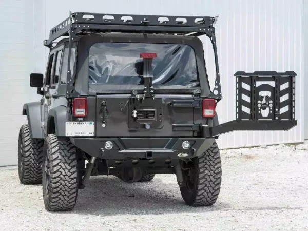 LoD Offroad Destroyer Shorty Rear Bumper with Tire Carrier